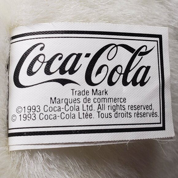 Coca Cola Polar Bear Plush 1993 - Picture 6 of 6